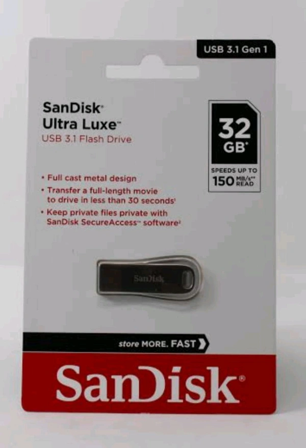 SanDisk Ultra Luxe Usb (3.1 Flash Drive Gen..1) Pendrive  - 256Gb