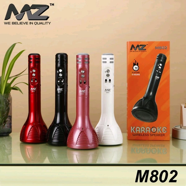 MZ  New Karaoke Mice M802 Best Quality Limited 6hrs Battery Backup 