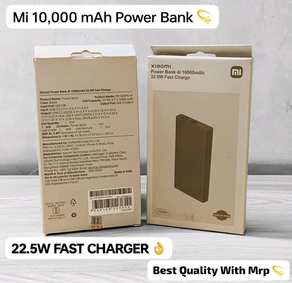 Mi 10,000 mAh Heavy Premium Quality Power Bank 