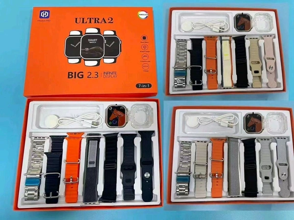 New Ultra 2 Big 2.3 Infite Display With 7 In1 Belt Limited Stock 