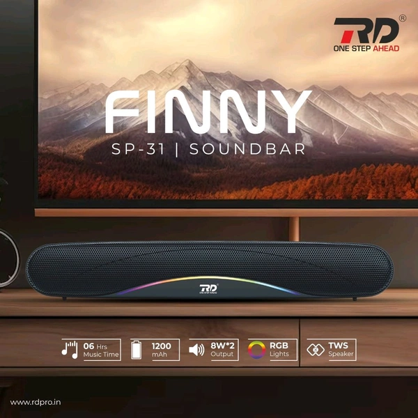 RD  New Finny Sp-31 Sound Bar Amazing Quality 