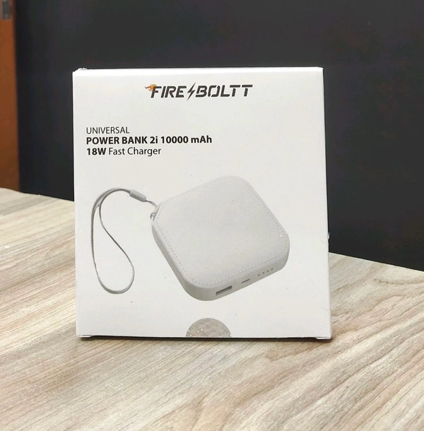 Fireboltt 18Wts Fast Charg 10,000 mAH Power Bank (Pocket Size Best Premium Quality)