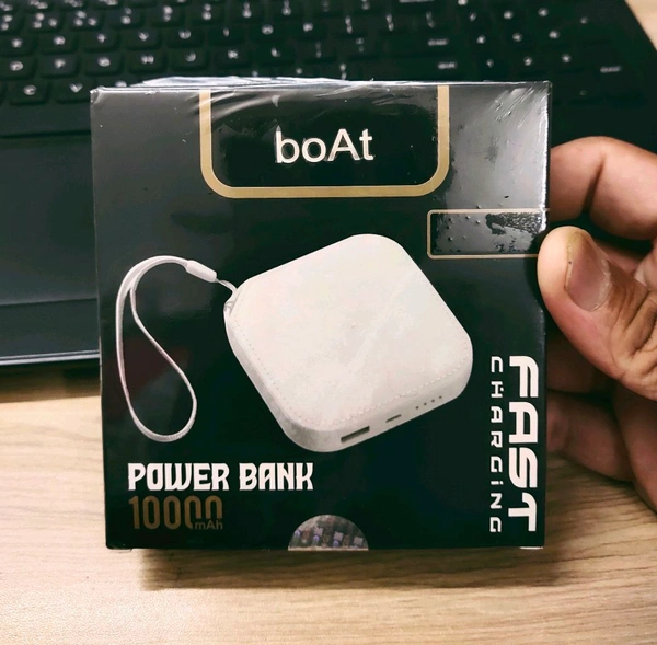 Boat 18Wts Fast Charg 10,000 mAH Power Bank (Pocket Size Best Premium Quality)