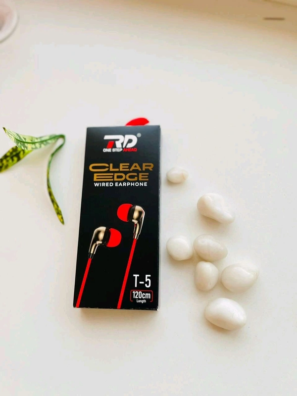 Rd T-5 Clear Edge 120Cm Wired Box Pecking Earphone 