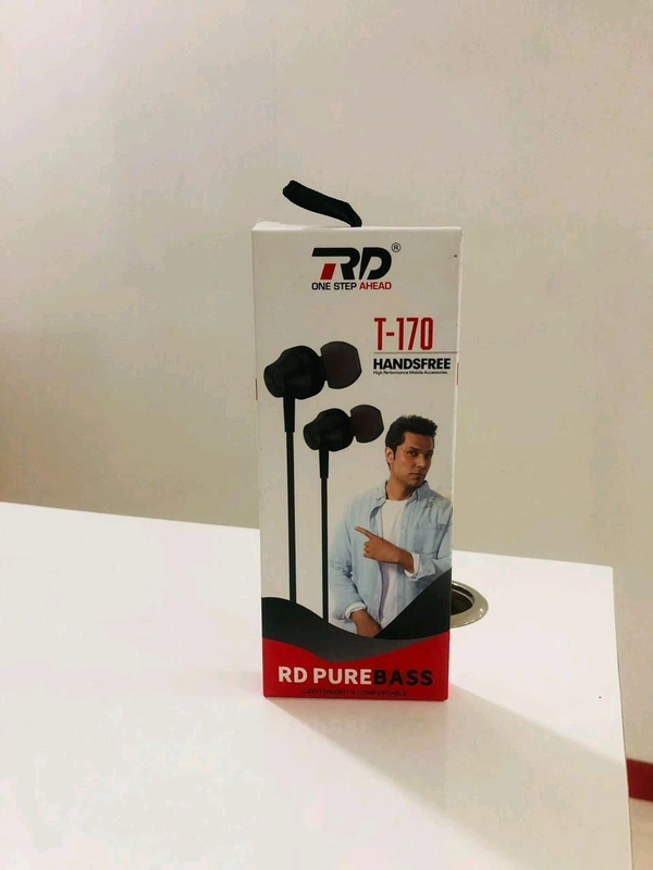 Rd T-170 Pure Bass Wired Box Pecking Earphone 