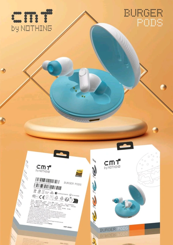CMF (By Nothing)New Burger Pods Heavy Quality Earbuds 