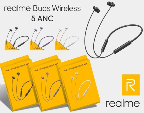 Realme New Buds Wireless 5 Anc  Magnetic On Off Nackband 
