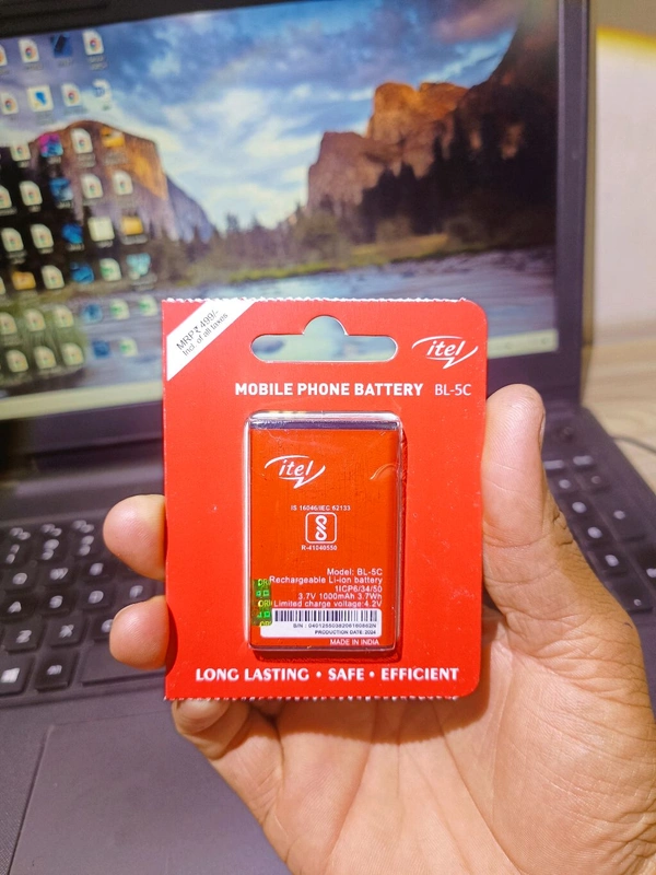 Itel Bl-5c 800mAh Error Supported Box Pecking ( 1 Year Warranty )
