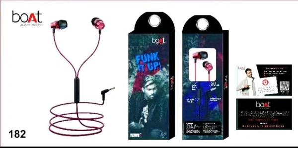 Boat B-182 Heavy Metal Ear Box Pecking Og Quality Earphone 
