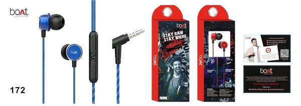 Boat B-172 Heavy Metal Ear Box Pecking Og Quality Earphone 