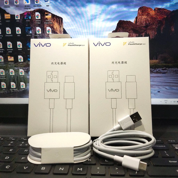 Vivo 44w Flash Charge Usb To Type-c Box Pecking Cable 