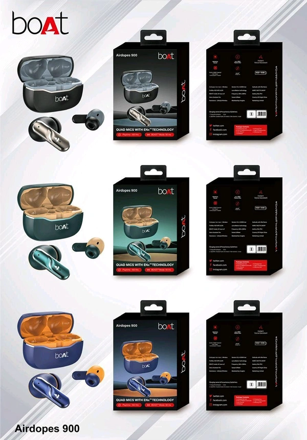 Boat New Tws Airdrops 900 High Quality With Shining 