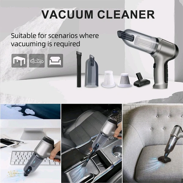Handheld Car & Home Vacuum Cleaner Strong Suction Power 