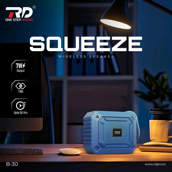 RD  New Wireless Speaker B-30 Squeeze Limited Stock 
