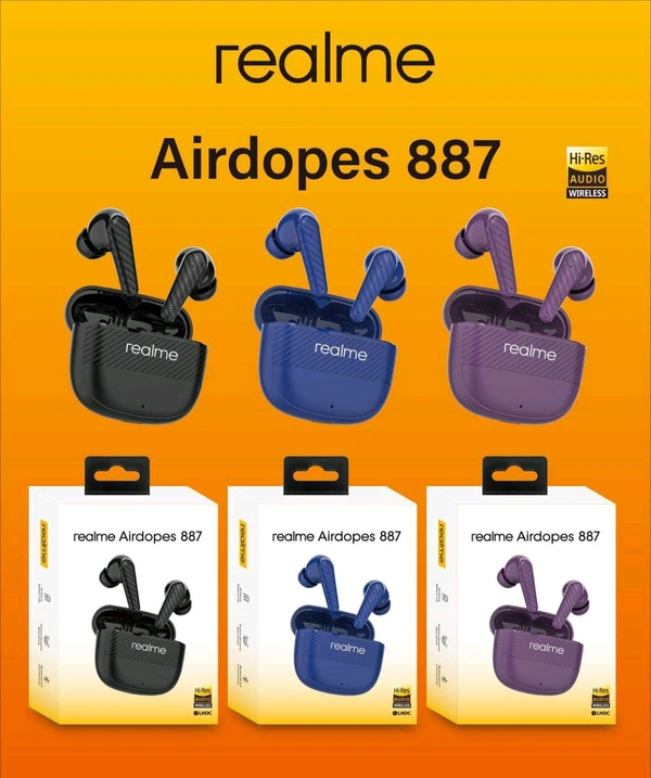 Realme Airdopes R-887 Heavy Imported Sound Quality Earbuds 