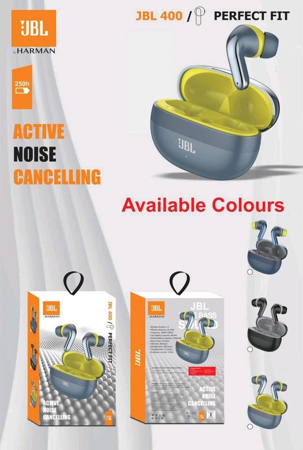 JBL AirPods 400 💯% Og full Shiny +Heavy Quality & Weight+Extra bass Sound