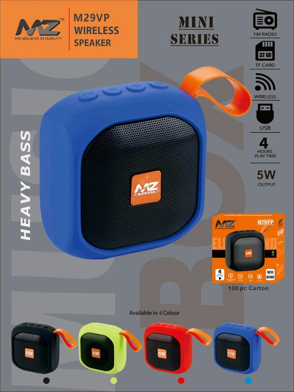 Mz Mini Series M-29 Vp Wireless Speaker 