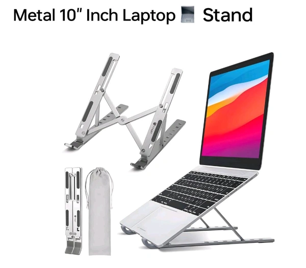 Metal 10" Inche Laptop 💻 Heavy Quality Stand 