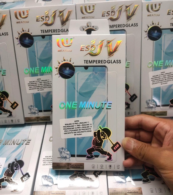 WEADDU One Minute Uv Tempered Glass ( Motorala ) - Moto S50 Neo