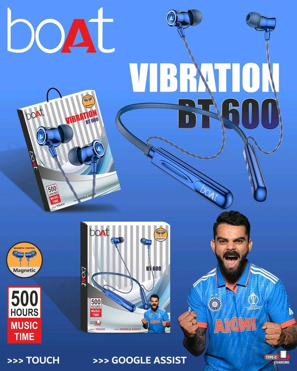 Boat  New Wireless Nackband BT-600 Magnetic On Off With Vibration 