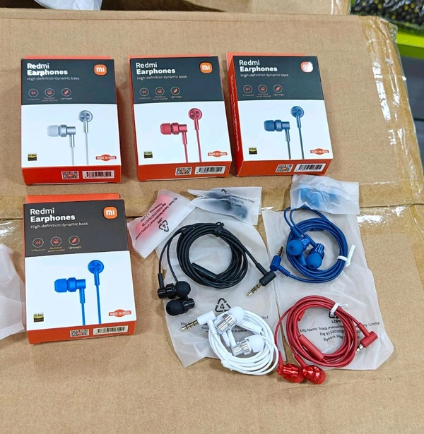 Mi Og Metal 3.5Mm Audio Jack Heavy Quality Earphone (Singal Pcs Seperate Box Pecking ✅)
