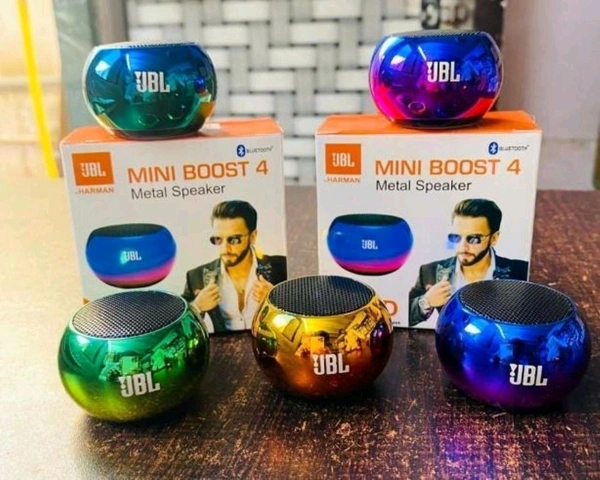 Jbl Mini Boost Metal Speaker 3d Sound Best Quality Type C Charging Port 