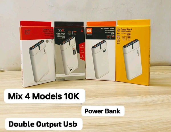 Mix 4 Models 10,000mah Power Bank (Double Port Output) - MI