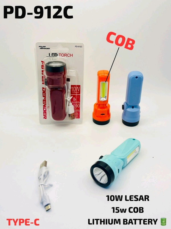 Pd-912 Led Mini Torch  Power Defender ( 10w Torch )
