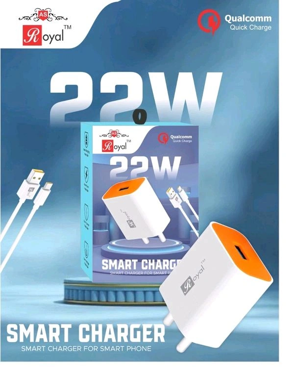 Royal 22w Smart Quick Charge (Type-c Charger) Best Quality 
