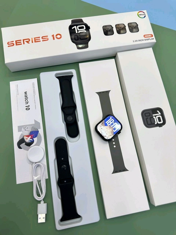 Series 10 Heavy Premium Quality Double Starp Smart  Watch 