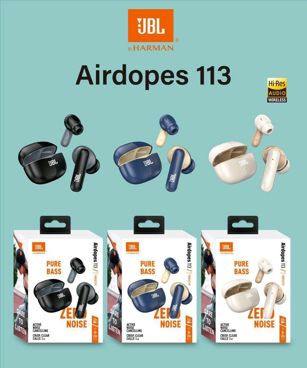 New🆕 JBL Airdopes (113)💯% Og new Earbuds Good Packing Extra Bass Sound