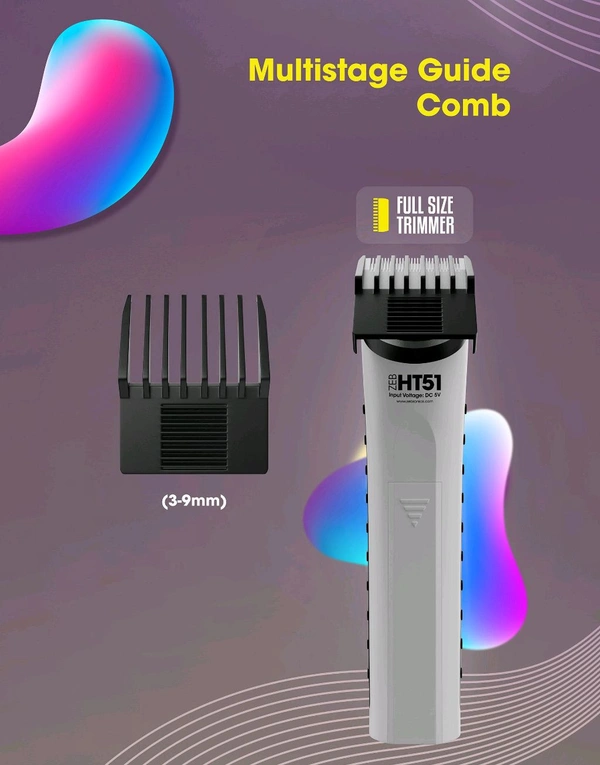 Zebronics Zeb-HT-51 Professional Trimmer ( 1 Year Service Center Warranty ) 