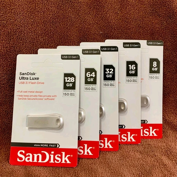 SanDisk Ultra Luxe Usb 3.1 Flash Drive Pendrive OG Quality  - 256gb
