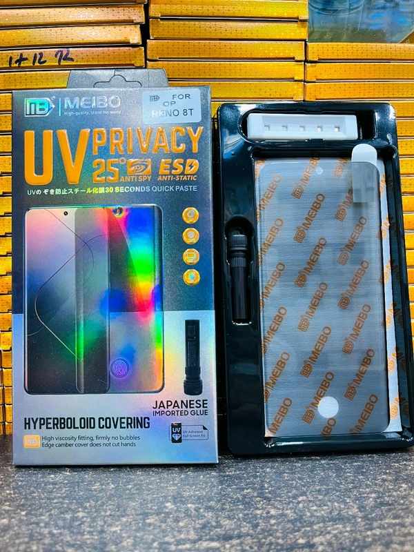 Meibo Privacy UV OG Quality ( Proper Finger Working ) - Moto Edge 40