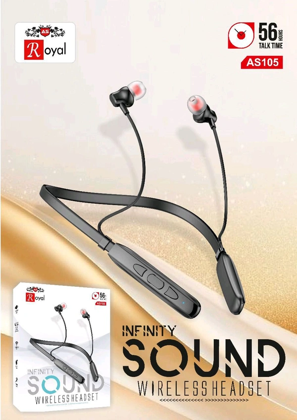 As Royal As-105 Infinity Sound Wireless Nackband 