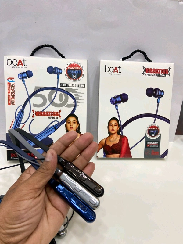 Boat Rockerz -452 Magnetic 🧲 on off+ Vibration+ Metal & Magnet 🧲 Ear+ Double Box Packing