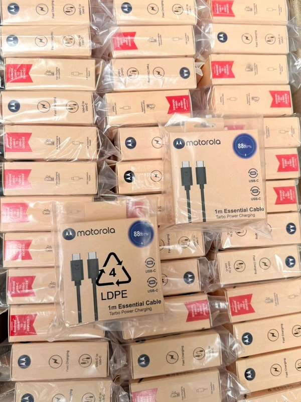 Motorola Pd Turbo Charging 1Mtr Essential Cable Og Premium Quality Box Pecking 