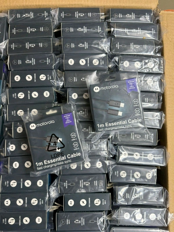 Motorola Pd Turbo Charging 1Mtr Data Sync Cable Og Premium Quality Box Pecking 