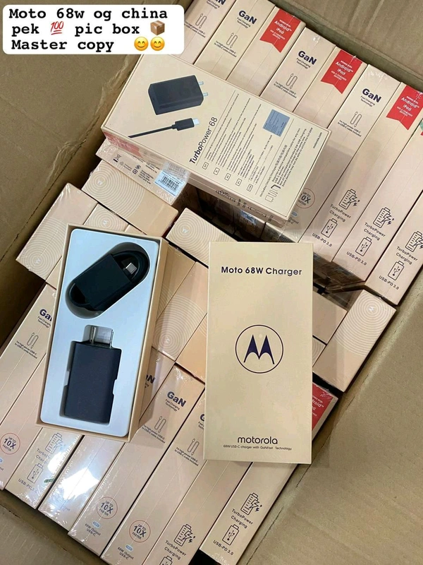 Motorola 68Wts Turbo Power Charger (Og Heavy Premium Quality)