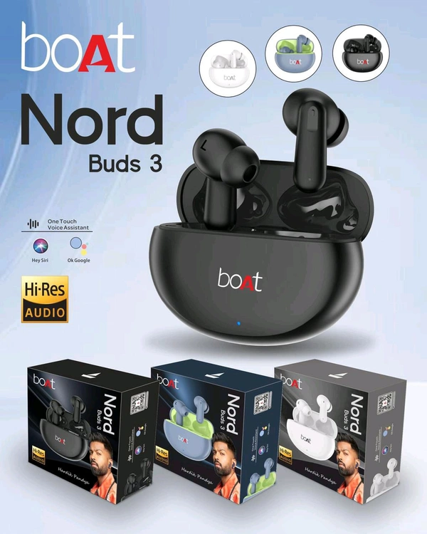 Boat Nord Buds-3 Heavy Premium Quality Earbuds (3 Different Unique Colours)