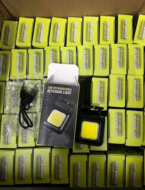 New Rechargeable Waterproof Mini Keychain FlashLight 