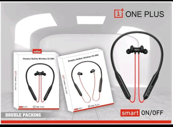 OnePlus Bullet Z-2 Anc (4 Button) Og Heavy Premium Quality (Megnet On Off) Nackband 