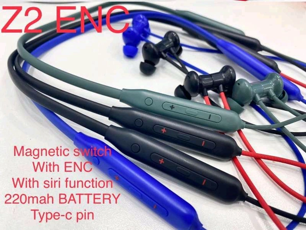 OnePlus Bullet Z-2 Anc (4 Button) Og Heavy Premium Quality (Megnet On Off) Nackband 