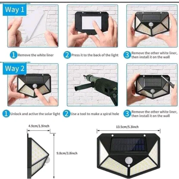 New 🆕 BK-100 Solar Interaction Wall Lamp (Applicable Scenario - Doorway, Villa 