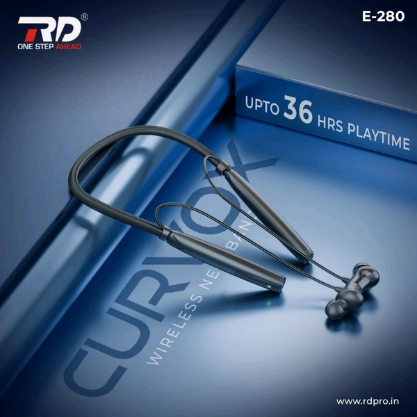 RD E-280 Curvox Wirless Neckband Best Sound Quality 