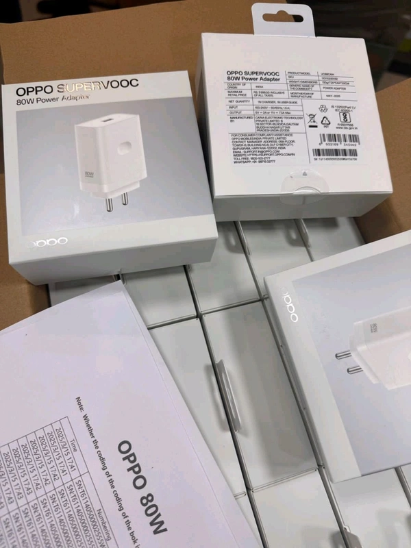 Oppo Super Vooc 80Wts 💯% Pure Og Power Adapter (Care Original)