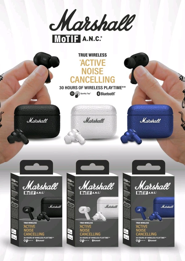 New Marshall Motif Buds Same Og Quality Premium Earbuds 