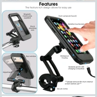 New 🆕🆕 Waterproof Case For Phone Holder (360° Free Rotation , Motorcycle 🏍️ , Bicycle 🚲)