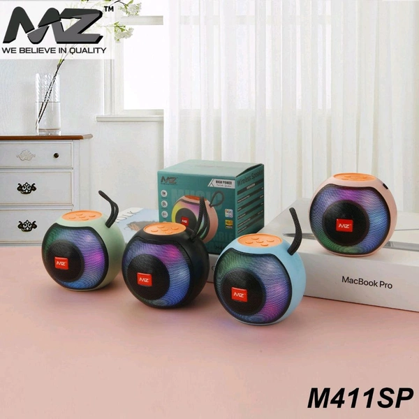 Mz M-411 High Power Portable Wireless Speaker 🔊 (RGB Cool Light Fusion)