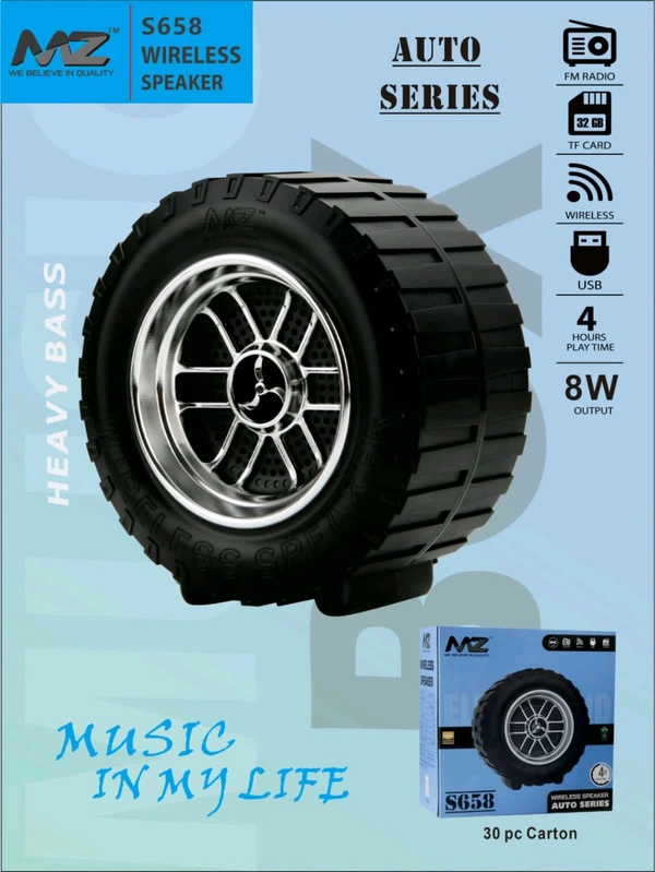 Mz S-658 Auto Series Wireless Speaker 